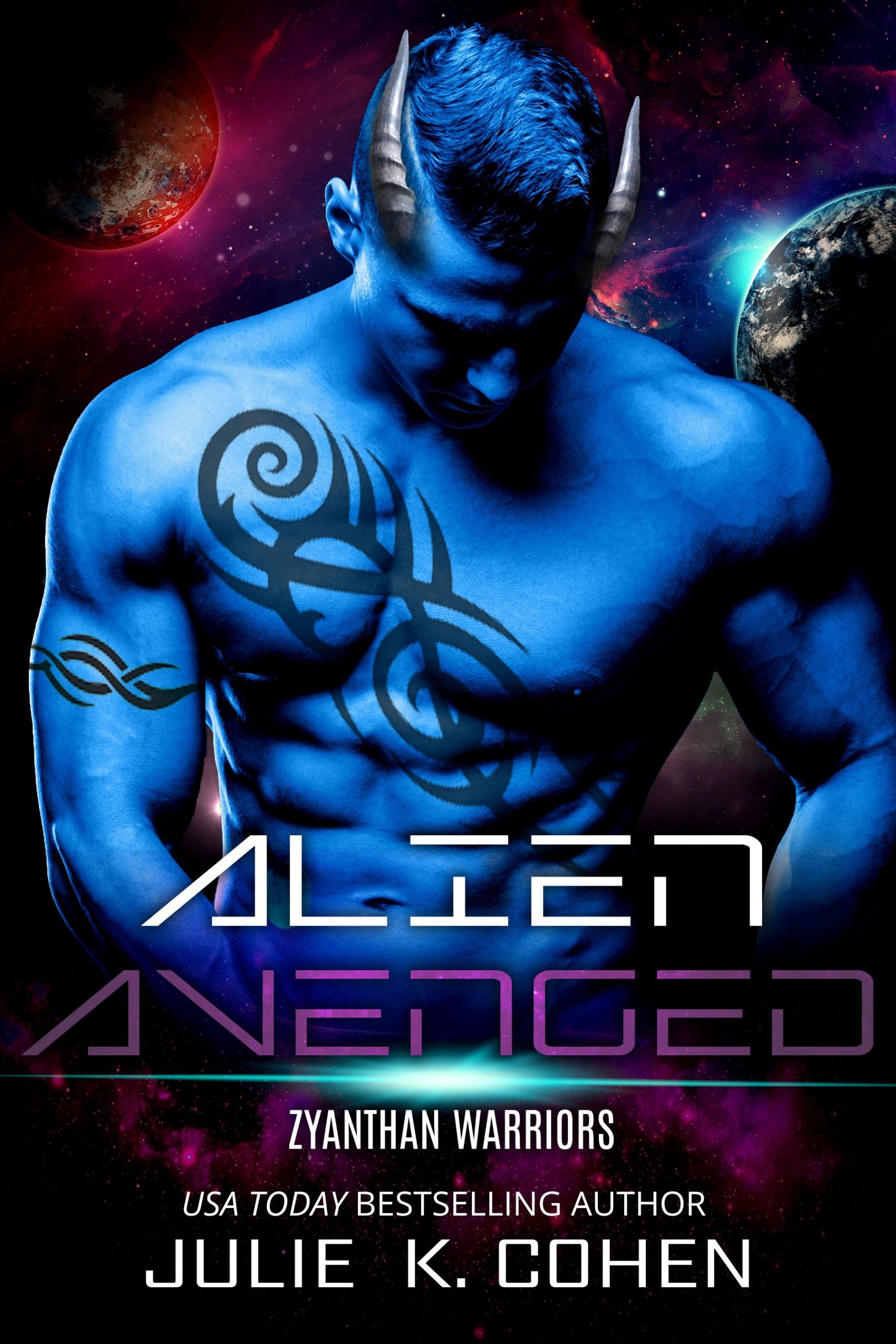 Zyanthan Warriors series, cover for Alien Avenged