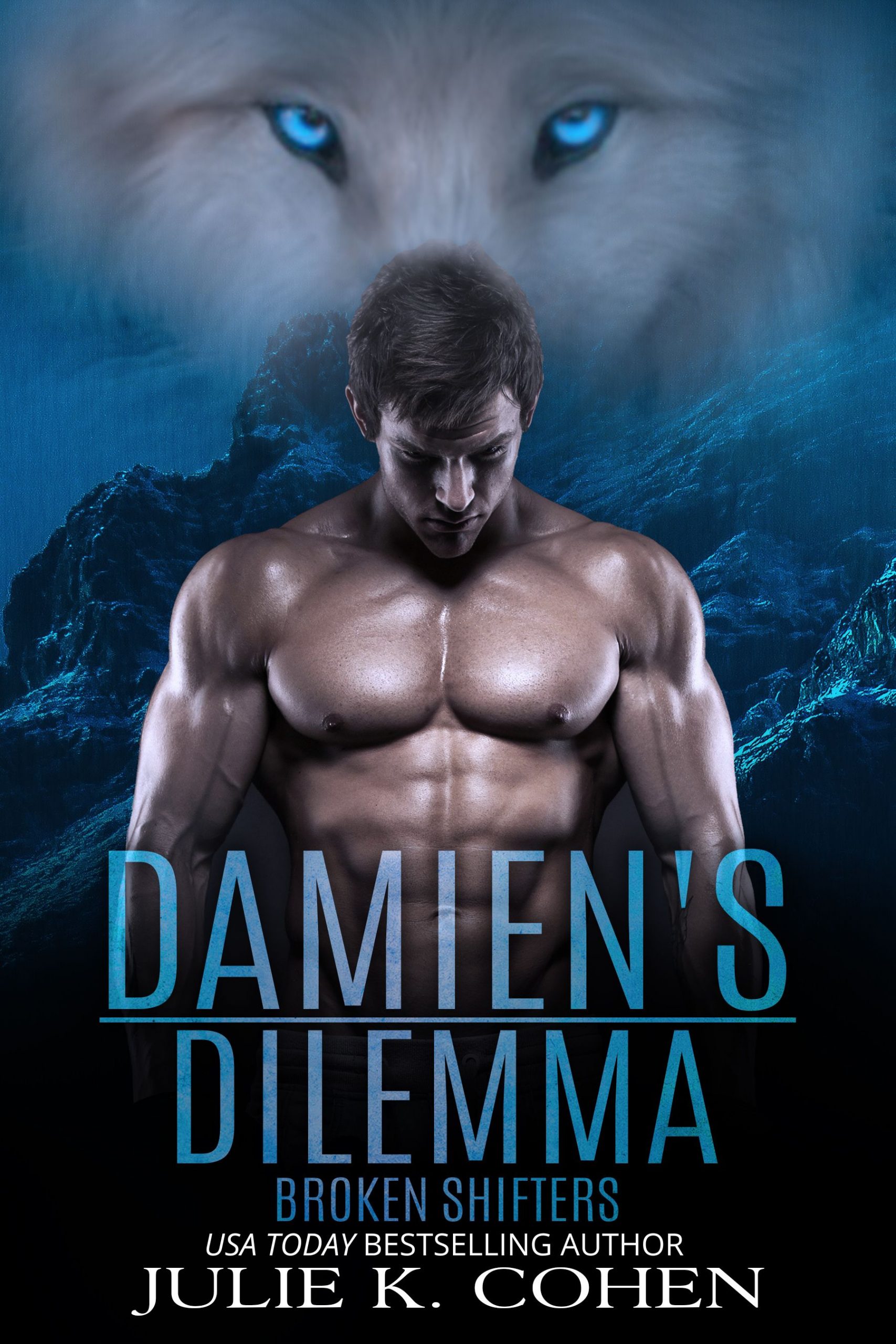 Broken Shifters series, cover for Damien's Dilemma